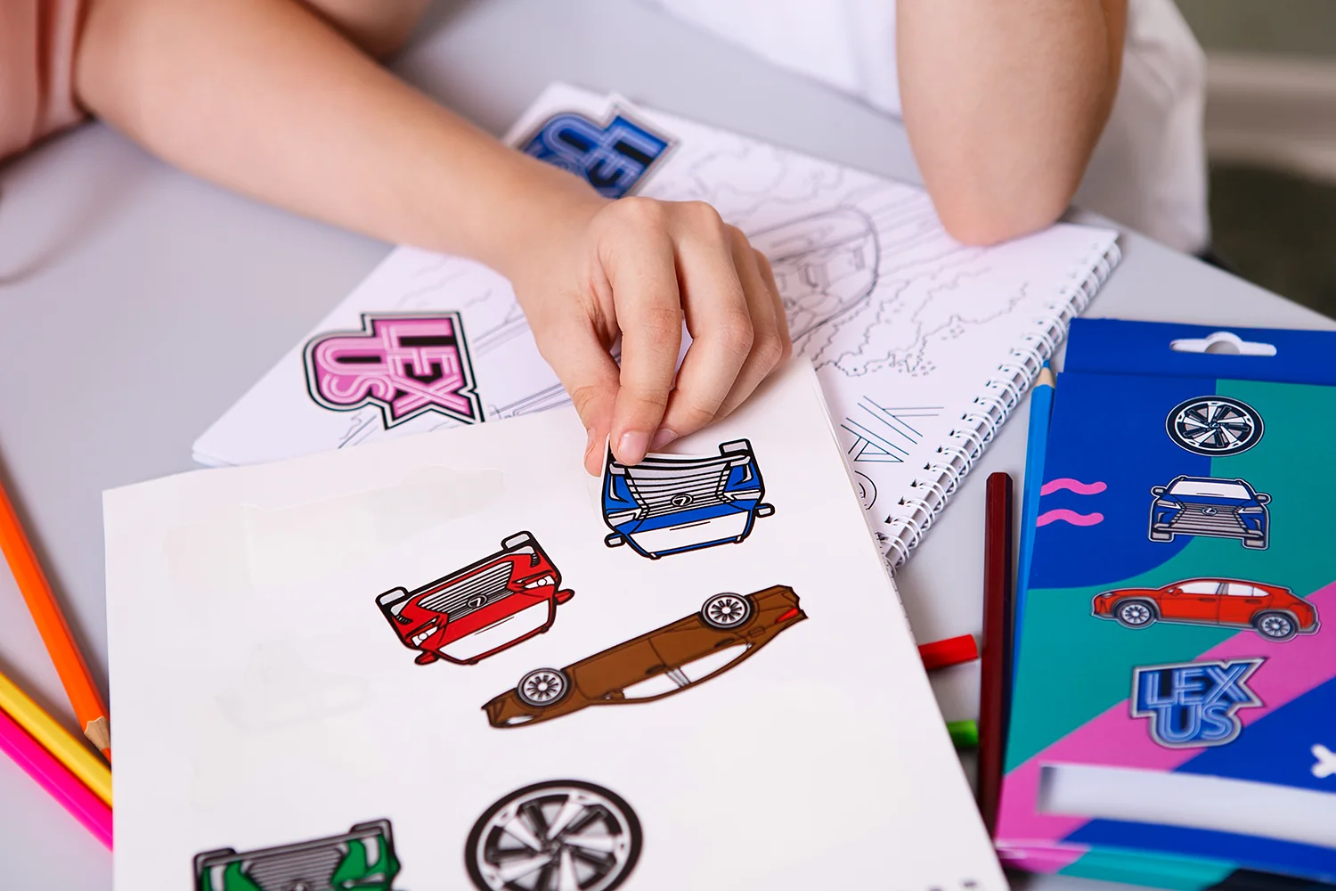 Раскраска Lexus Kids